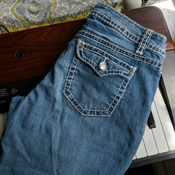 Papaya Denim - ✨👖Papaya rhinestone distressed stretch jeans👖✨